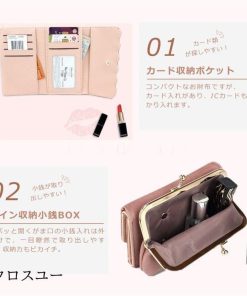 ギフト ウォレット  がま口 大容量 レディース かわいい 小銭入れ付き ミニ財布 取り出しやすい プレゼント レディース財布 三つ折り財布 * 三つ折り財布