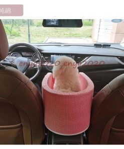 ?犬ベッド ペットベッド 犬用 猫用 車載 肘掛け アームレスト ストライプ ペットソファー カー用品 車 ドライブベッド ドライブ用品 6kgまで 旅行 お出かけ * ドライブ用品