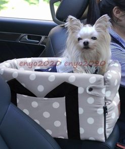 ドライブベット 犬ベッド 犬用 猫用 車載 ペットベッド 肘掛け ストライプ ペットソファー 車用シート ドライブボックス 旅行 飛出し防止 6kgまで ドライブ用品 * ドライブ用品