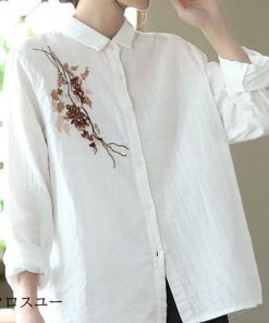 ゆったり おしゃれ レディース 体型カバー シフォン Tシャツ チュニック　夏ブラウス　花柄 メ便対応 ブラウス 五分袖半袖 トップス 通勤 * 半袖ワイシャツ