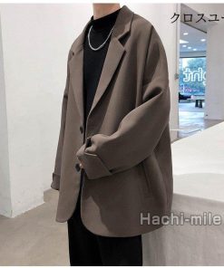 韓国風 アウター 大きいサイズ テーラードジャケット 紳士服 長袖 ジャケット 春秋 ビジネスジャケット メンズ スーツジャケット * テーラード、ブレザー