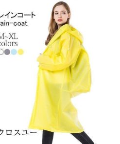 ユニセックス 撥水 レディース 雨具 レインポンチョ レインウェア 雨合羽 レインコート 大人 フード付き バックパックポジション メンズ * レインコート、レインウエア