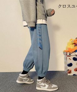 スポーツ 秋冬 ジャージパンツ メンズレディース スウェットパンツ オシャレカジュアルボトムス プリントスウェットパンツ 通学運動 ジョガーパンツ カップル * ジョガーパンツ