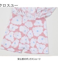 女の子 ワンピース水着 キャミワンピ 水着ワンピース 水泳服 花柄 ジュニア 子供 おしゃれ 水着 小学生 スイムウェア ノースリーブ 水着 * 子ども水着