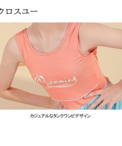 ワンピース タンクワンピ ワンピース水着 子供 水泳服 キッズ ノースリーブ 女の子 水着ワンピース スイムウェア 水着 中学生 女児 小学生 * 子ども水着