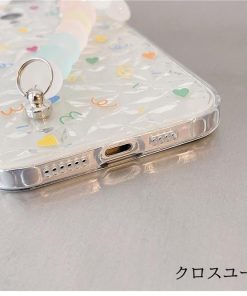 Max IPhone12 IPhone スマホケース チェーン付き IPhone11 透明 ストラップ チェーンカバー IPhoneXR IPhoneX Pro カバー 携帯ケース * IPhone用ケース