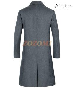 ロングコート ビジネスコート メンズ 秋冬 チェスターコート 通勤コート 紳士服 防寒着 カシミヤコート ウールコート * チェスターコート