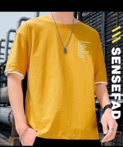 大きいサイズ ブルオーバ 夏 涼しい レヤード Tシャツメンズ 半袖ｔシャツ トップス * 半袖