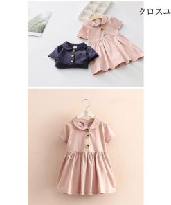 チュニック 可愛い 着まわし 女児 ソフト 女の子 夏物 半袖 薄手 キッズ服 ワンピース カジュアル ジュニア 半袖ワンピース * ワンピース、チュニック