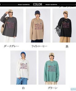 カットソー 長袖 メンズ プリント ティーシャツ 秋 Tシャツ 大きいサイズ 春 綿 ロンT ファッション * 長袖