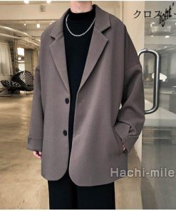 韓国風 アウター 大きいサイズ テーラードジャケット 紳士服 長袖 ジャケット 春秋 ビジネスジャケット メンズ スーツジャケット * テーラード、ブレザー