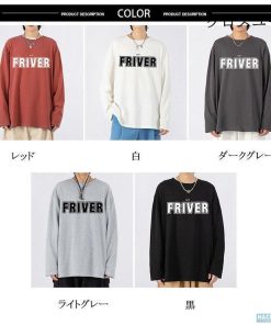 プリント カットソー Tシャツ 長袖 ファッション ティーシャツ 秋 大きいサイズ ロンT 春 綿 メンズ * 長袖