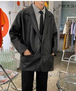 革ジャケット テーラードジャケット ビジネスジャケット PU メンズ 紳士服 レザー 革ジャン ジャケット 春秋 * テーラード、ブレザー