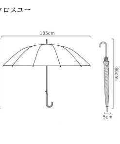 傘 レディース メンズ 16本骨 撥水  晴雨兼用傘 雨長傘 長傘 カサ かさ 可愛い 風に強い傘 梅雨対策 12色 頑丈 母の日2022 撥水力強い * 晴雨兼用傘