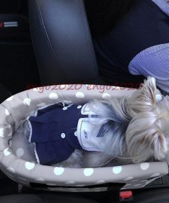 ドライブベット 犬ベッド 犬用 猫用 車載 ペットベッド 肘掛け ストライプ ペットソファー 車用シート ドライブボックス 旅行 飛出し防止 6kgまで ドライブ用品 * ドライブ用品