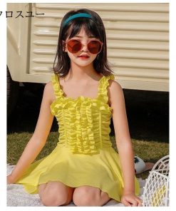 ワンピース水着 水泳服 スイミング 幼稚園児 ジュニア 姫系 女の子 おしゃれ 水着 子供 水着ワンピース スイムウェア 女児 ワンピース * 子ども水着