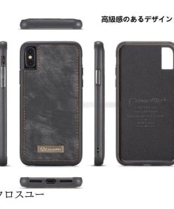 スマホケース 手帳型 携帯ケース スマホカバー 本革 財布 名刺入れ IPhoneX 8 7 8Plus XS XR XMAX IPhone11 Pro IPhone12 IPhone13 Pro Max Mini * IPhone用ケース