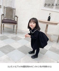 卒業式 子供 可愛い ドレス 膝丈ワンピース 長袖ワンピース ジュニア 女児 キッズ ミディアム丈ワンピース 長袖 パーティー ワンピース 発表会 * ワンピース、チュニック