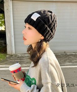 キャップ つば広帽子 帽子 防寒対策帽子 可愛い レディース ファー帽子 暖かい 冬 ハット 女性用 秋 * ハット、つば広帽子