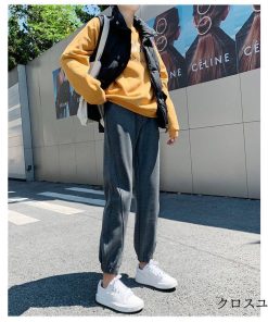 パンツ レディース 秋冬 ボトムス ロングパンツ 裏起毛 韓国風 おしゃれ 30代 40代 テーパードパンツ 厚手 ハイウエスト 楽ちん ウエストゴム あったか ゆったり * テーパードパンツ