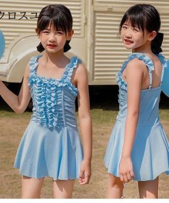 ワンピース水着 水泳服 スイミング 幼稚園児 ジュニア 姫系 女の子 おしゃれ 水着 子供 水着ワンピース スイムウェア 女児 ワンピース * 子ども水着