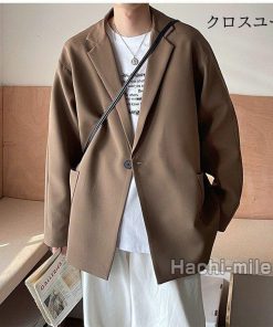 アウター ビジネスジャケット スーツジャケット 韓国風 春秋 紳士服 メンズ 大きいサイズ テーラードジャケット * テーラード、ブレザー