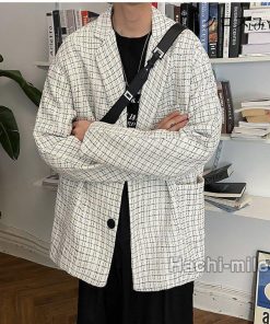 アウター ビジネスジャケット ジャケット 紳士服 韓国風 大きいサイズ テーラードジャケット 春秋 チェック柄 メンズ * テーラード、ブレザー