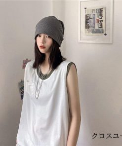 Tシャツ レディース トップス 40代 ベスト 綿 白 ニット 春夏 カットソー 新作 大きいサイズ シンプル UVカット 韓国風 30代 おしゃれ かわいい 20代 40代 * ノースリーブ