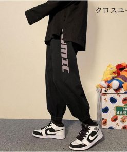 スポーツ 秋冬 ジャージパンツ メンズレディース スウェットパンツ オシャレカジュアルボトムス プリントスウェットパンツ 通学運動 ジョガーパンツ カップル * ジョガーパンツ