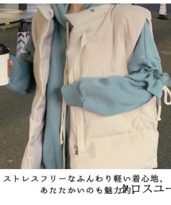 秋新作 秋冬 レディース ダウン風 ジャケット ベスト 防寒着 中綿ベスト 冬新作 冬服 アウター 暖かい 中綿 * ダウンベスト