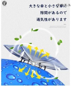 かぶる 傘 頭 便利 庭 農作業 釣り 帽子型 日傘 晴雨兼用 レディース メンズ ハット 雨よけ 雨具 梅雨 ガーデニング ハンズフリー * ハット、つば広帽子