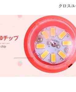 LED テーブルランプ ナイトライト いちごライト かわいい 卓上ライト ギフト 携帯便利 操作便利 ベッドライト 三段調光 USB充電 インテリアライト 常夜灯 * テーブルライト