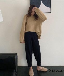 パンツ レディース 秋冬 ボトムス ロング ストレッチ 美脚 韓国風 おしゃれ 20代 30代 40代 新作 ロング ズボン あったか ハイウエスト 厚手 ゆったり * スキニー、レギパン