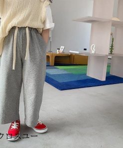 ストレートパンツ 子供 ゆったり ロングパンツ 男児 スウェットパンツ カジュアルパンツ スウェット 男の子 ワイドパンツ キッズ 女児 女の子 * 長ズボン、ロングパンツ