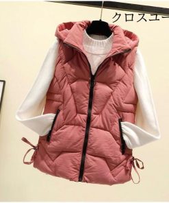 秋冬服 レディース アウター 中綿ベスト 防風 ポケット付き 防寒 あったか ダウンベスト 軽量 ジャケット * ダウンベスト