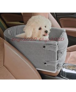 ?犬ベッド ペットベッド 犬用 猫用 車載 肘掛け アームレスト ストライプ ペットソファー カー用品 車 ドライブベッド ドライブ用品 6kgまで 旅行 お出かけ * ドライブ用品