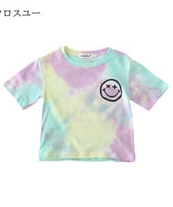 親子ペアルック Tシャツ キッズ 親子ペア 親子コーデ ワンピース トップス Tシャツ ペアtシャツ 家族 撮影 誕生日 旅行 お揃い プレゼント * Ｔシャツ、カットソー