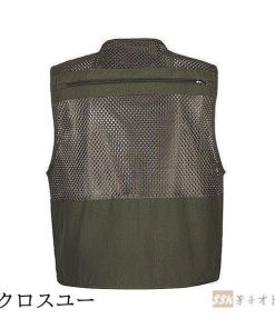 ベスト メンズ 作業服 アウトドアウェア 登山服 ミリタリー お釣り 多機能 軍服 カメラマン メッシュ メイクベスト * ベスト