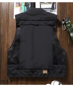 ベスト お釣り アウトドアウェア メッシュベスト フィッシングベスト カメラマン メンズ トップス 登山服 * フィッシングベスト