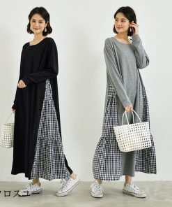 ワンピース レディース 春 夏 ロングワンピース スカート セットアップ マキシ丈 春夏 通勤着 可愛い ゆったり 体型カバー 30代 50代 40代 20代 * 上下セット