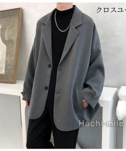 韓国風 アウター 大きいサイズ テーラードジャケット 紳士服 長袖 ジャケット 春秋 ビジネスジャケット メンズ スーツジャケット * テーラード、ブレザー