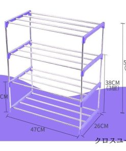 シューズラック 4段 3段 スリム 省 スペース おしゃれ 大容量 大12足 玄関 靴 収納 増設 一人暮らし 省スペース 北欧 シューズ オシャレ 置き 靴 * 下駄箱、シューズボックス
