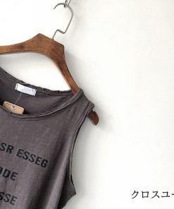 Tシャツ 袖なし ベスト Tシャツ レディース 綿 ベーシック シンプル 白 黒 UV対策 カットソー 新作 40代 30代 20代 * ノースリーブ