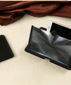 スマホ画面拡大鏡 怠け者スタンドデスク クリーン拡大器 スクリーン拡大鏡 3d 持ち運び便利 折り畳み式 10インチ スクリーンルーペスタンド * スマホスタンド