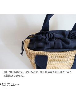 軽量 レディース麦わらバッグ 大容量 手提げ かわいい 海辺遊び オシャレ かごバッグ トートバッグ 夏バッグ * かごバッグ