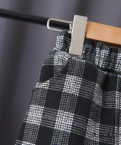 子供服 ズボン 秋冬ニット チェック柄 ボトムス 男の子 女の子 キッズ 可愛い 暖か ベビー服 厚手 可愛い 通園 通学 * 長ズボン、ロングパンツ