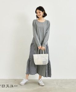 ワンピース レディース 春 夏 ロングワンピース スカート セットアップ マキシ丈 春夏 通勤着 可愛い ゆったり 体型カバー 30代 50代 40代 20代 * 上下セット