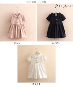 チュニック 可愛い 着まわし 女児 ソフト 女の子 夏物 半袖 薄手 キッズ服 ワンピース カジュアル ジュニア 半袖ワンピース * ワンピース、チュニック