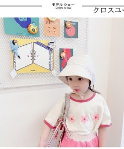 女の子 Tシャツ 半袖 ジュニア服 夏Tシャツ 花柄 子供 半袖Tシャツ 女児 夏 カットソー 花柄Tシャツ クルーネック キッズ サマーTシャツ * Tシャツ