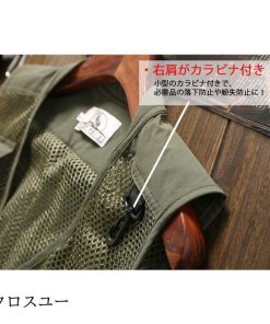 ベスト お釣り アウトドアウェア メッシュベスト フィッシングベスト カメラマン メンズ トップス 登山服 * フィッシングベスト